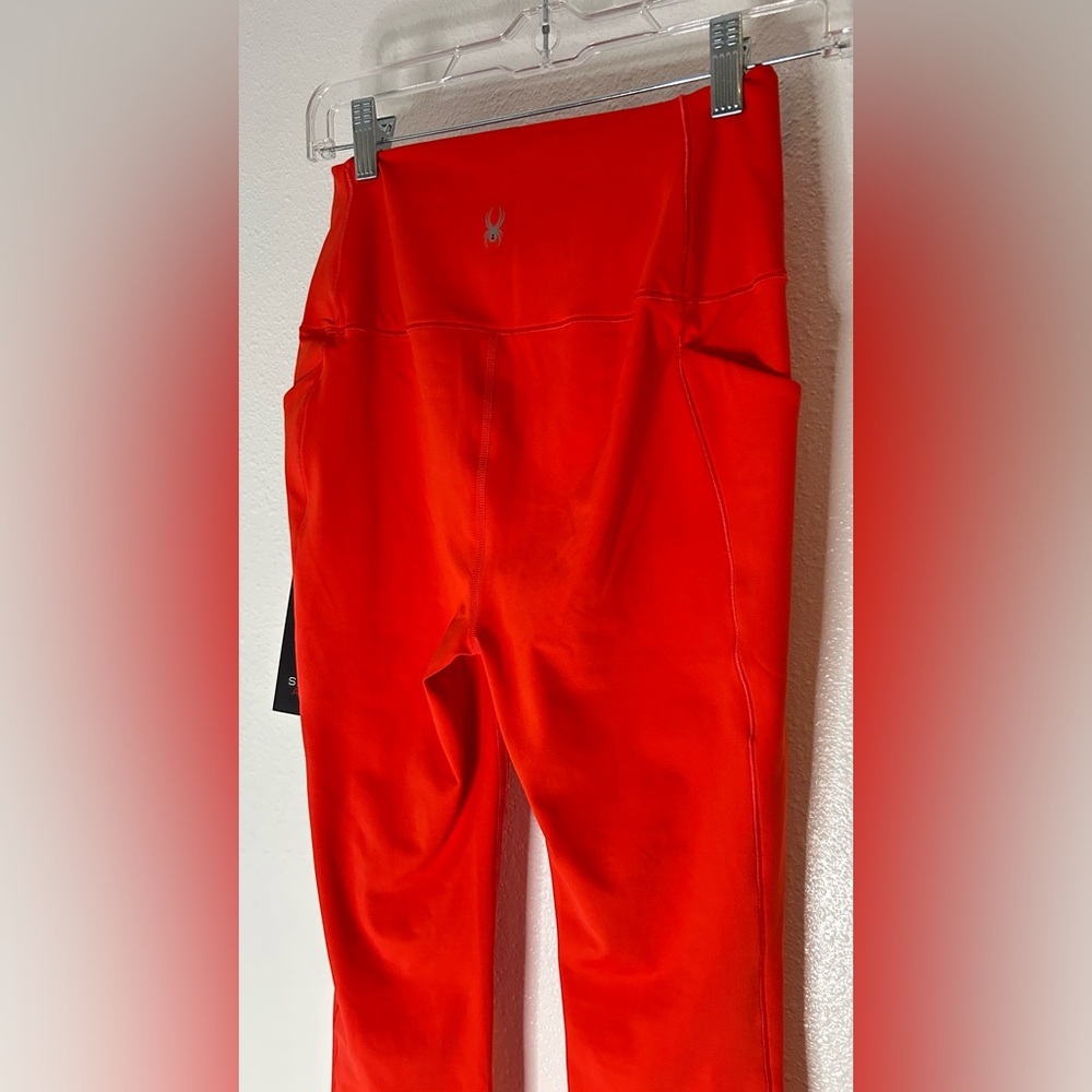 Spyder Vibrant Red Leggings Size Small - Picture 4 of 6